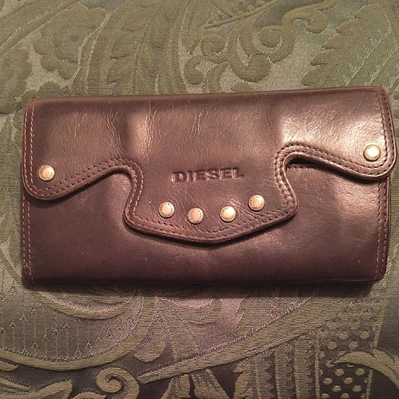 Diesel Brown Leather Wallet - Picture 6 of 9